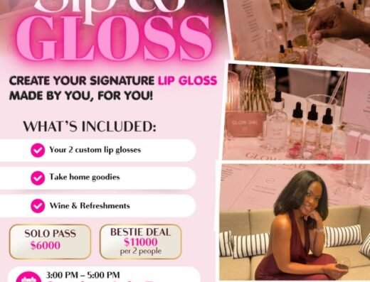 The Glow Lab: Sip & Gloss