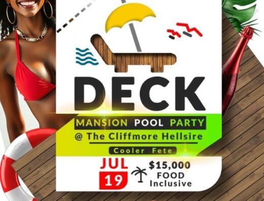 (DECK) THE MANSION COOLER FETE POOL PARTY