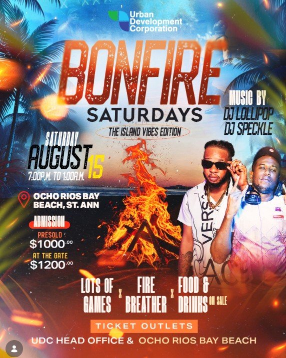 Bonfire Saturdays - The Island Vibes Edition!