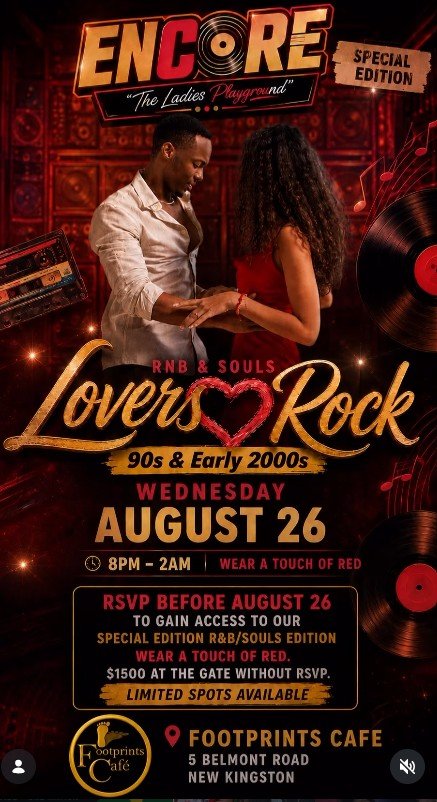 ENCORE-The Ladies Playground – LOVERS ROCK - A SPECIAL EDITION