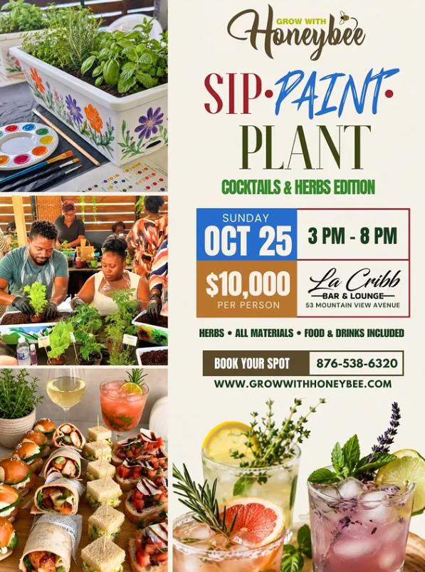Grow with Honeybee’s Sip. Paint. Plant.