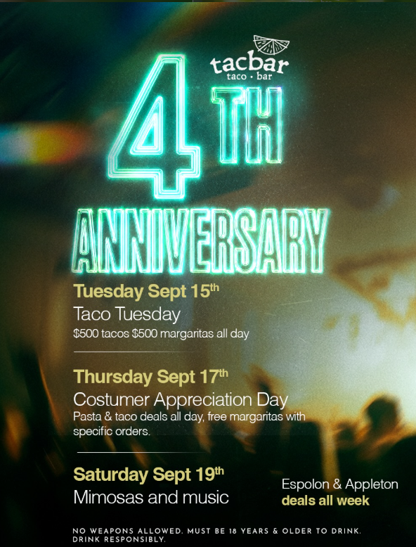 Tacbar’s 4th Anniversary