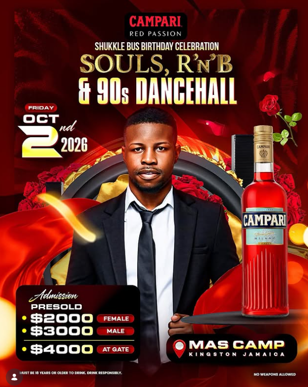 Souls, R’n’B and 90’s Dancehall