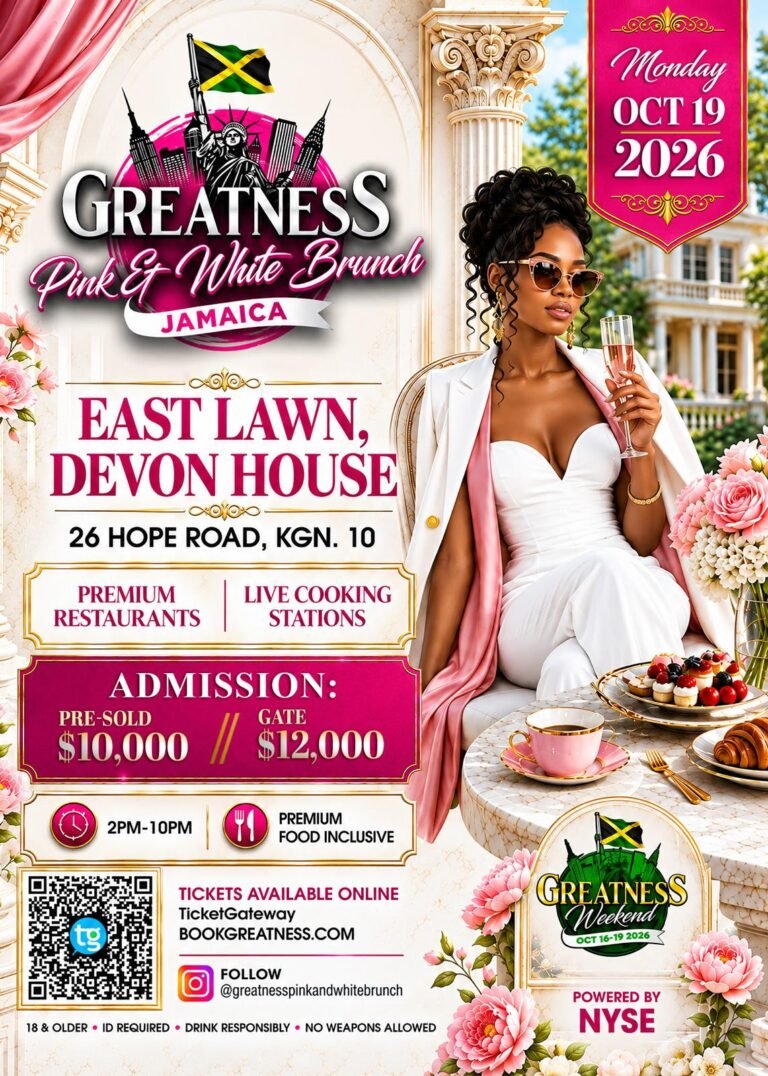 Greatness Pink & White Brunch