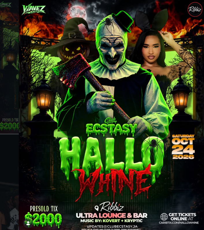 CLUB ECSTASY: HALLOWHINE 😈 WHINE